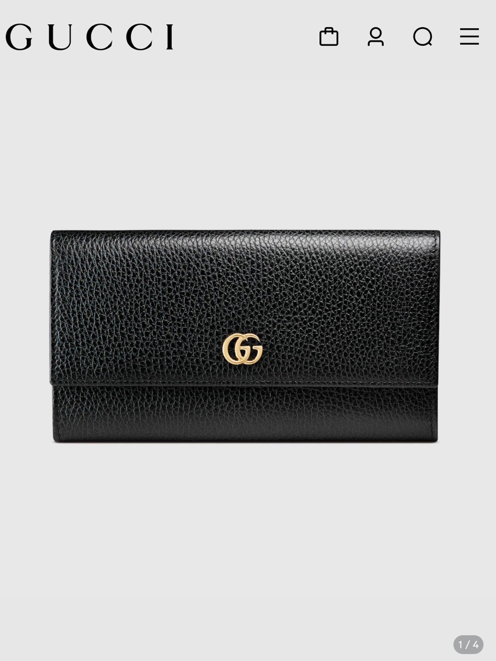 Gucci GG Marmont continental wallet